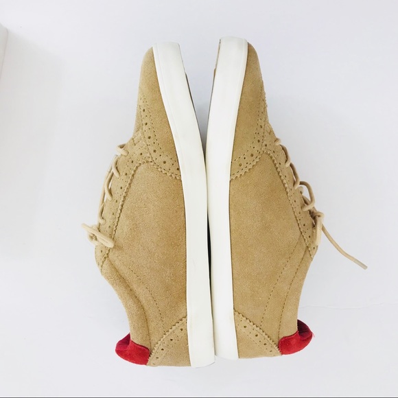 Hanna Andersson Edvard Oxford tan suede sneaker - Picture 6 of 8